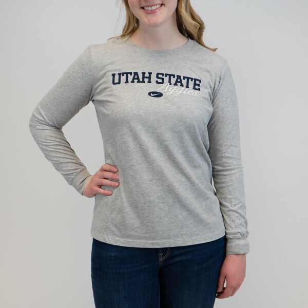 womens utah state aggies nike long sleeve tshirt